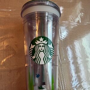 Starbucks Festive Clear Tumbler